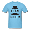 Team Groom Unisex Classic T-Shirt - aquatic blue