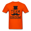 Team Groom Unisex Classic T-Shirt - orange