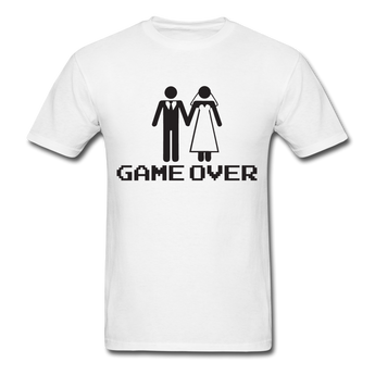 Game Over Unisex Classic T-Shirt - white