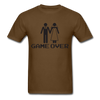 Game Over Unisex Classic T-Shirt - brown