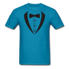 Funny Tie Unisex Classic T-Shirt - turquoise