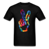 Peace Sign Unisex Classic T-Shirt - black