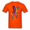 Peace Sign Unisex Classic T-Shirt - orange