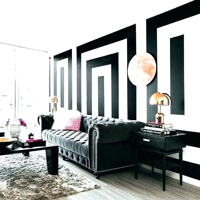 Black Sticker In Wall Black 6 inch Wide Wall Stripe Decals Black Wall Tape Living Room Decal ...