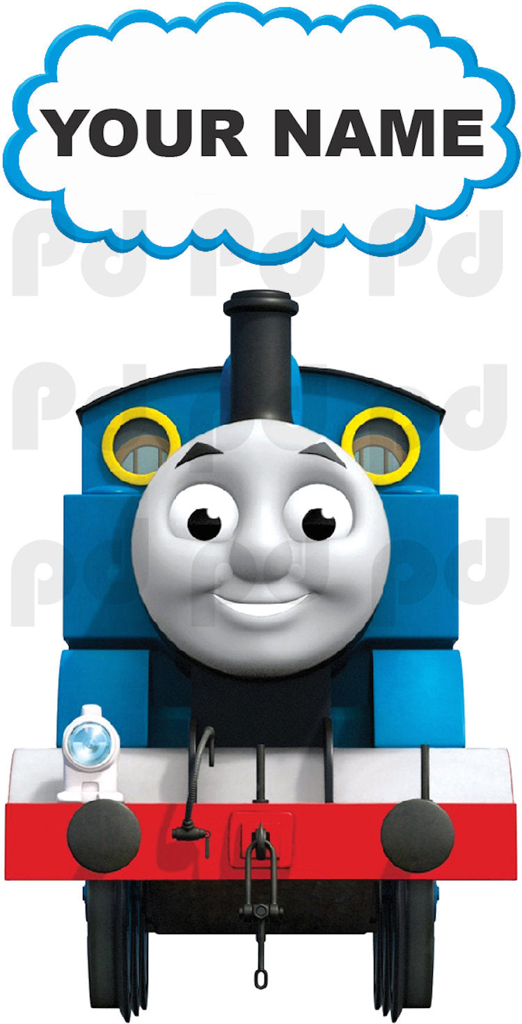 Choo Choo Train Wall Decal Custom Train for Kids Room Decal with Name, n93
