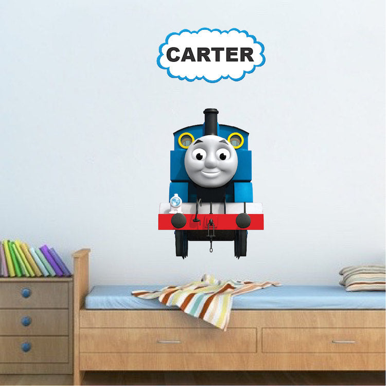 Choo Choo Train Wall Decal Custom Train for Kids Room Decal with Name, n93