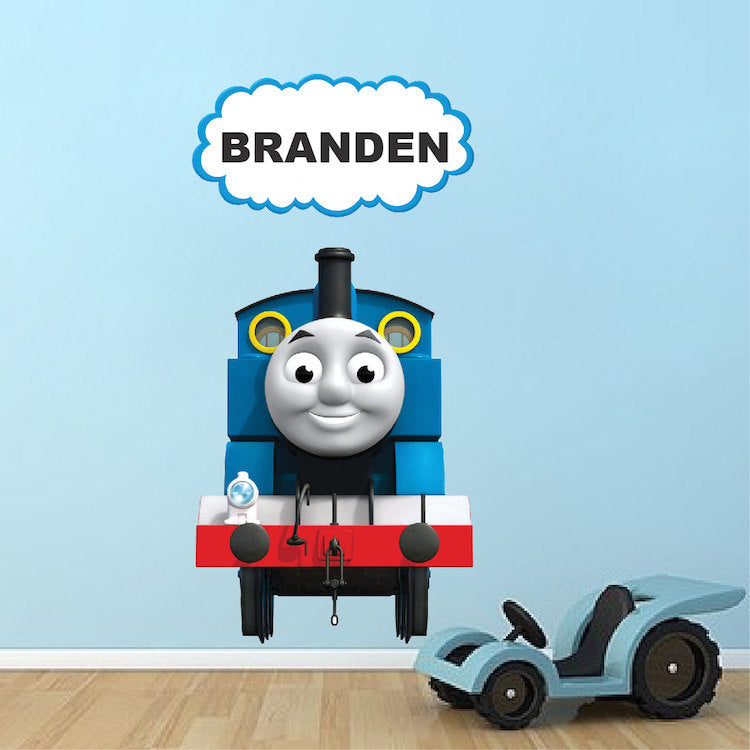 Choo Choo Train Wall Decal Custom Train for Kids Room Decal with Name, n93