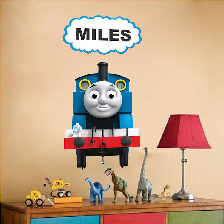 Choo Choo Train Wall Decal Custom Train for Kids Room Decal with Name, n93