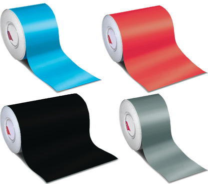 Black 6" Wide Stripe Decal Roll Black Wall Tape Border Black Peel and Stick Wall Decal, a99